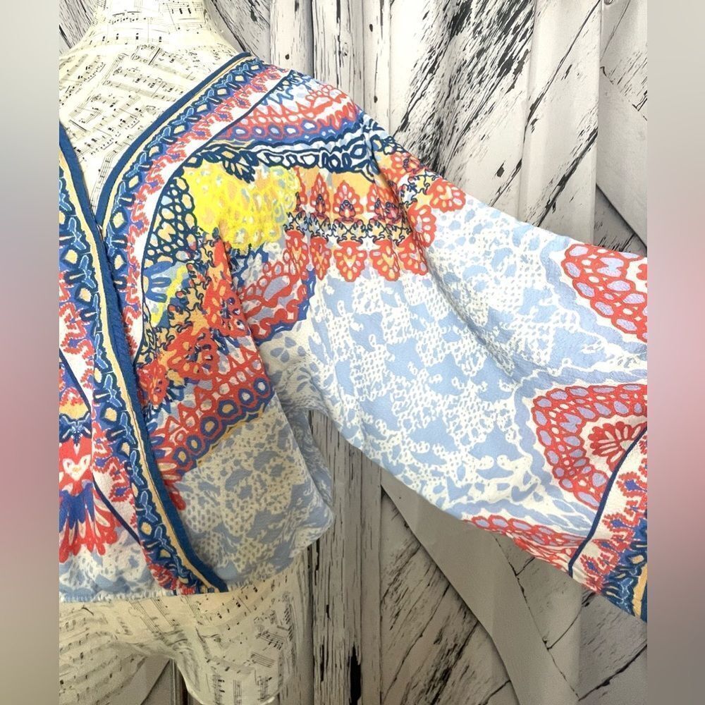 Flying Tomato Multicolor Bohemian Top L - Picture 3 of 5